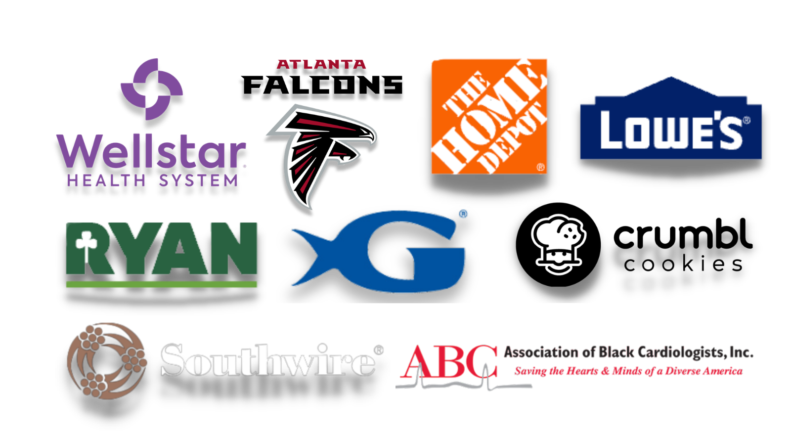 Logos of organizations J. August Media has worked with